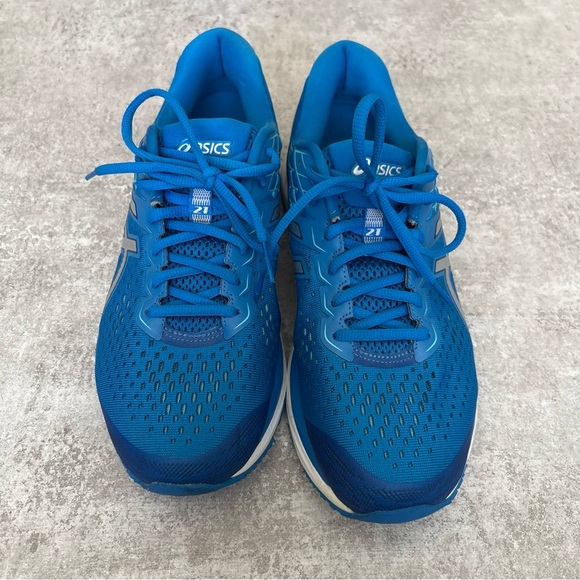 ASICS Gel-Cumulus 21 Sneakers Womens US 12 Directoire‎ Blue Silver Shoes - Picture 2 of 8